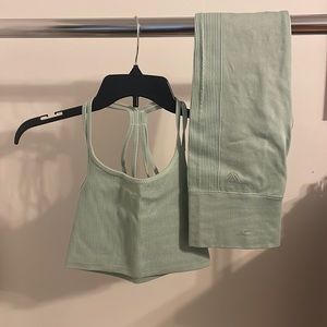 sport bra and legging matching set
